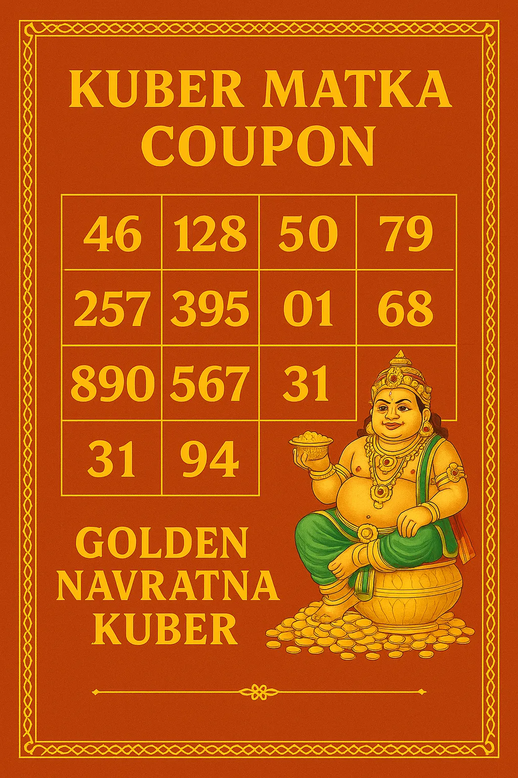 kuber matka coupon